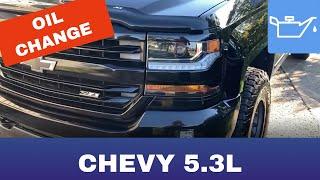 2016 Chevy Silverado Oil Change | How to Change Oil Chevrolet 5.3L