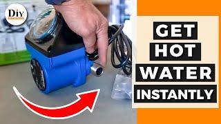 Get Hot Water Instantly - How To Install a Watts Recirculating Pump!