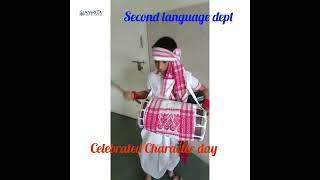 Amrita Vidyalayam Kolkata second language department celebrated CHARACTER DAY