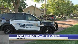 2 hospitalized after stabbing in Sioux City