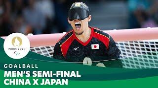 Men's Semi-final:  China X Japan  | Goalball - Paris 2024 Paralympics