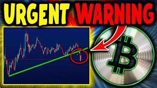 BITCOIN : Urgent Warning to All Bitcoin Traders  Bitcoin News Today now & Bitcoin Price Prediction