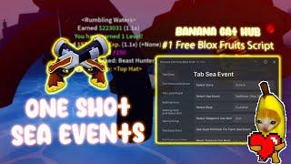 [OP Dual Flintlock] Blox Fruits Script | Auto Terrorshark, Sea Events & Sea Beast | Banana Cat Hub