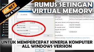 Rumus Cara Menambah RAM Komputer Dengan Virtual Memory