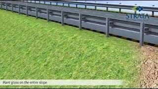 Slope erosion protection using StrataWeb® geocell: Step by step guide