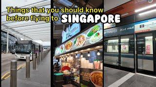 Things that you should know before flying to Singapore 