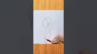 Beautiful Girl Drawing | Girl Drawing #short #trending #youtubeshort #shortvideo #girl #shorts.