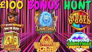 NEW YEARS EVE SLOTS £100 BONUS HUNT ONLY 5 COLLECTED ANY BIG WINS?