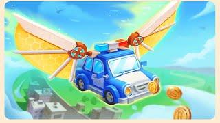 Police Car Adventure!  Driving Super Fun Car to Catch Bad Guys & Help the City Residents