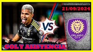 cucho Hernandez gol y asistencia vs orlando city asi fue su partido con columbus