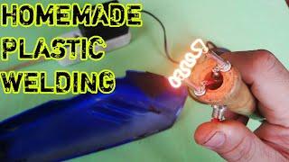 How to weld plastic | homemade plastic welding