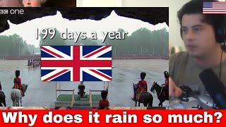 American Reacts The Truth About British Rain - The Great British Weather