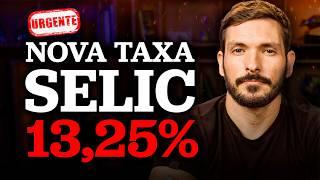 URGENTE! TAXA SELIC SUBIU PARA 13,25% | Preços disparando no Brasil: como se proteger?