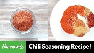 Simple Homemade Chili Seasoning Recipe #spicerally   #recipe