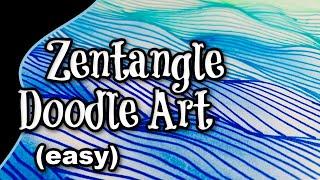 Zentangle Doodle Art (Easy) - Doodle Art for Beginners