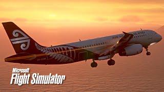 WINDY NEW ZEALAND [RTX 4090]: Air New Zealand NZ 600: Queenstown  Wellington in MSFS 2020