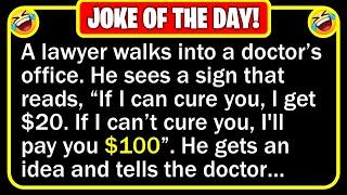  BEST JOKE OF THE DAY! - A doctor puts up a sign in front of his clinic...  | Funny Daily Jokes