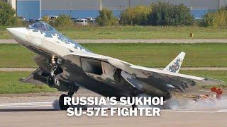 Russia's Sukhoi Su-57E Takes Center Stage To Shocking The World