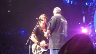 David Mouland singing with Keith Urban - September 23, 2011 - Calgary, AB