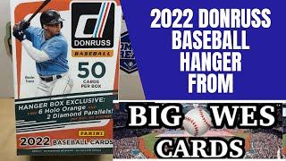 2022 Donruss Baseball Hanger - A Giveaway Win from @BigWesMedia