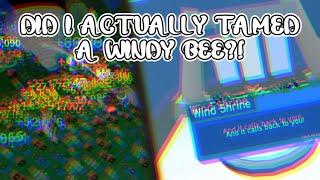 TAMING a windy bee!?! | Bee Swarm Simulator | MelodySrpfe