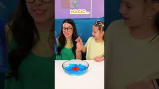 MILK ART MAGIC —  Make Drawings With Science! #shorts #kids