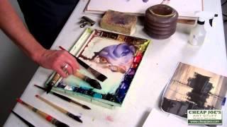 How To Create Texture on Arches Rough Paper with Watercolor Artist Eric Wiegardt