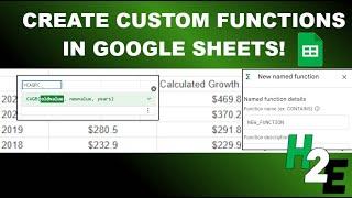 How to Create Custom Functions in Google Sheets