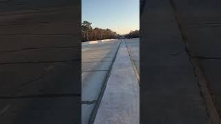 #roadconstruction #bridgeworks  View from the top of Berlin G Myers Bridge probably last video