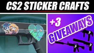 CS2 Sticker Crafts +3 GIVEAWAYS #csgo #cs2 #counterstrike #counterstrike2