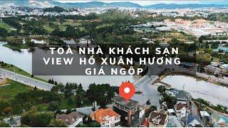 Toà nhà khách sạn mặt tiền Sương Nguyệt Ánh Đà Lạt view Hồ Xuân Hương 266m2 | Flycam