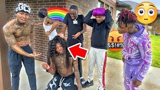 ACTING SUS INFRONT OF THE GANG *THINGS GOT CRAZY*