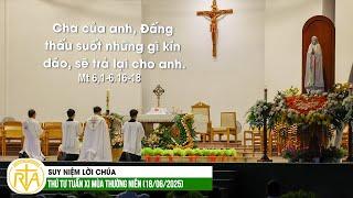 Suy Niệm Lời Chúa, Thứ Tư Tuần XI Mùa Thường Niên (18/06/2025)