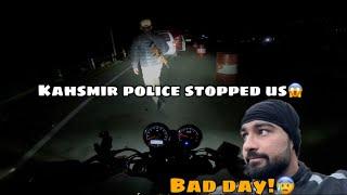 Kashmir police stopped us| Jammu to Kashmir 268kms