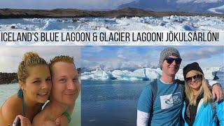 Fun at Iceland's Blue Lagoon & Glacier Lagoon! | Jökulsárlón Glacier Lagoon Boat Tour!