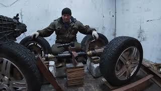 Новый проект ,след вслед ,кардан внутри рамы.Самодельный помогатор.