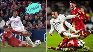  Conor Bradley's millimetres accurate tackle on Kylian Mbappé in Liverpool vs Real Madrid | UCL