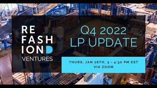 REFASHIOND LP Update Q4 2022