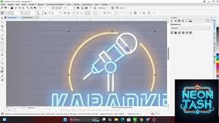 Макет НЕОНОВОЙ ВЫВЕСКИ Corel Draw  пошаговая инструкция Часть 1