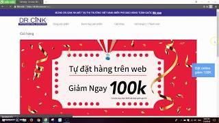 [DR.CINK] ĐẶT HÀNG TRÊN WEBSITE - GIẢM NGAY 100.000Đ