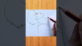 Sad Boy Drawing | #shorts #youtubeshorts #trending  #shortvideo