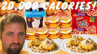 Teacher vs. 20,000 Calories! 20,000 Calorie Challenge