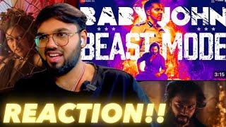 Beast Mode (from 'Baby John'), Raja Kumari on FIRE! ( REACTION!! )