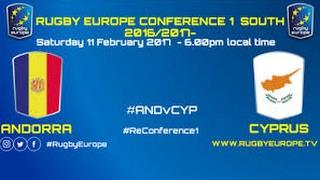 REPLAY ANDORRA CYPRUS RUGBY EUROPE CONFERENCE 1