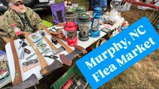 Antiquing at Murphy NC Flea Market Shop with me for Antiques Primitives & Vintage Treasures Video