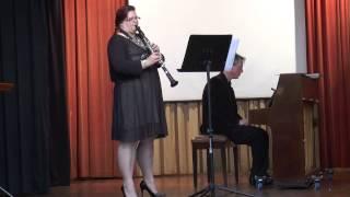 Scaramouche for clarinet and piano by Milhaud