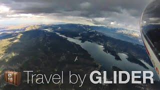 Travel by glider - Blocked by rain #FullGliderFlight