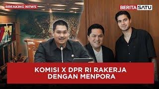  Breaking News | Pembahasan Naturalisasi Kevin Diks Kemenpora Raker Dengan Komisi X DPR RI