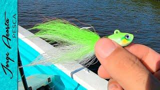 Pesca de PARGO y ROBALO con BUCKTAIL JIG