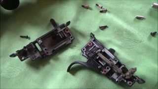 Cyma CM.702 - Disassembly, bolt & trigger unit.